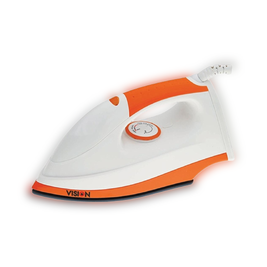 8d745278eef37416cca58242175573b0-removebg-preview.png VISION Dry Electric Iron VIS-YPF 633 Orange - Image 1