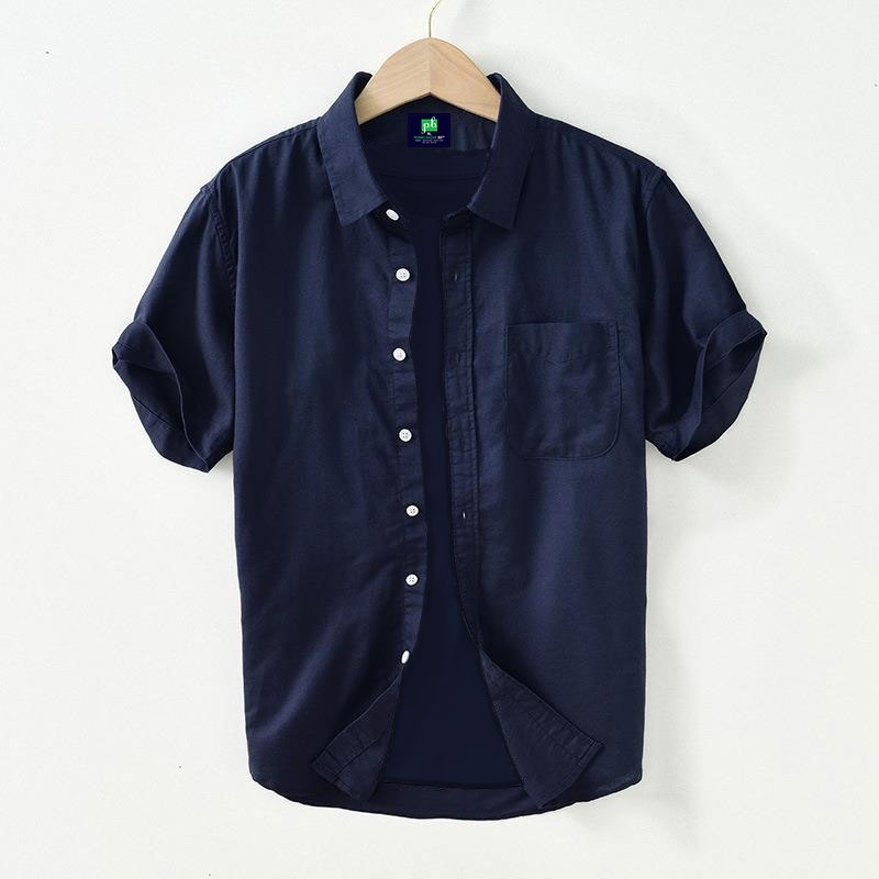 WhatsApp Image 2025-02-15 at 13.05.13 (1) Men's Half Sleeve Navy Blue Colour Shirt - Image 1